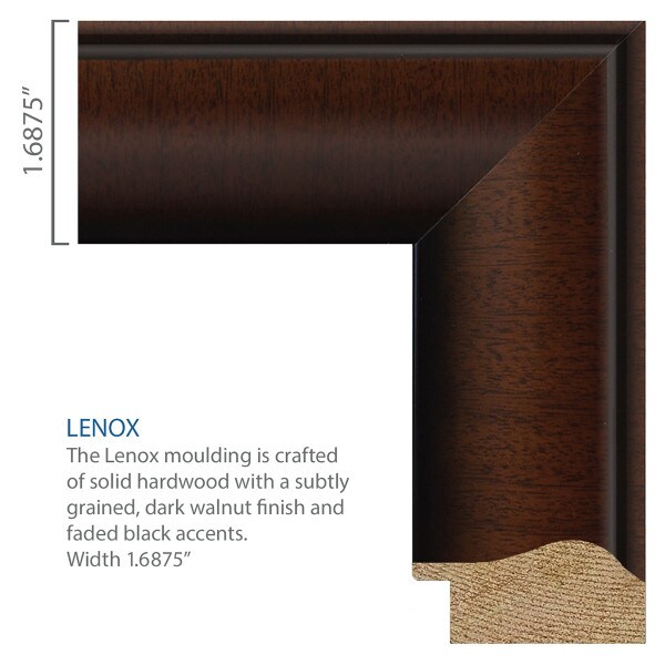 close up of Lenox frame moulding